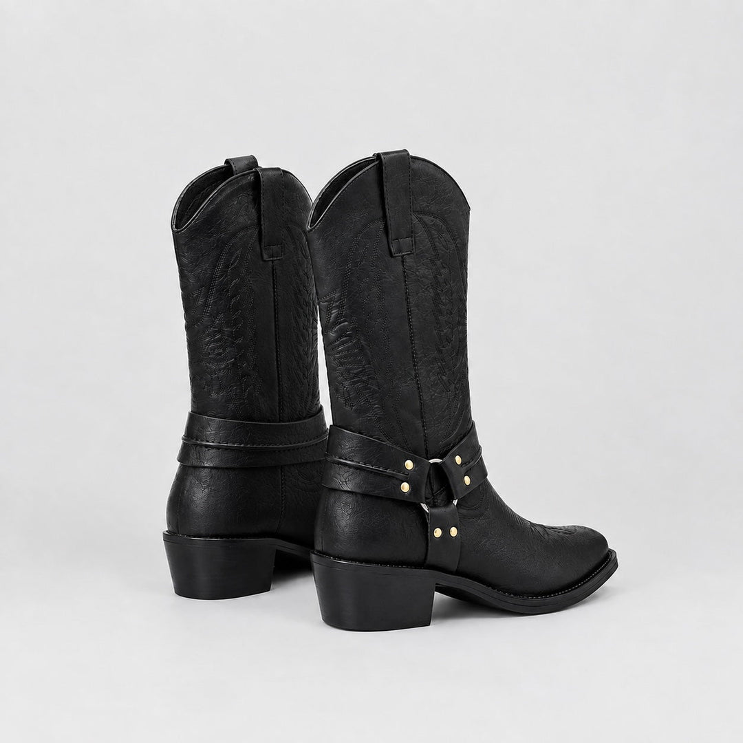 Vallero Leather Western Boots