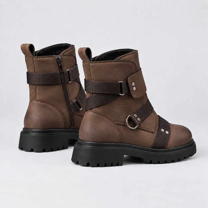 Ravel Leather Combat Boots