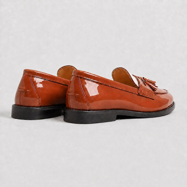 Velonzo Patent Leather Tassel Loafers