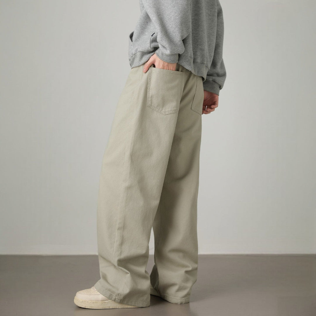 Aalto Straight Leg Cotton Pants - Jack Hafford
