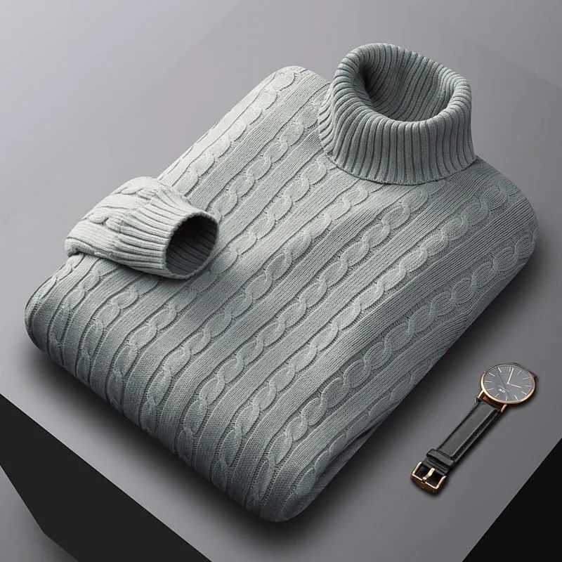 Aberdeen Cotton Turtleneck Sweater - Jack Hafford