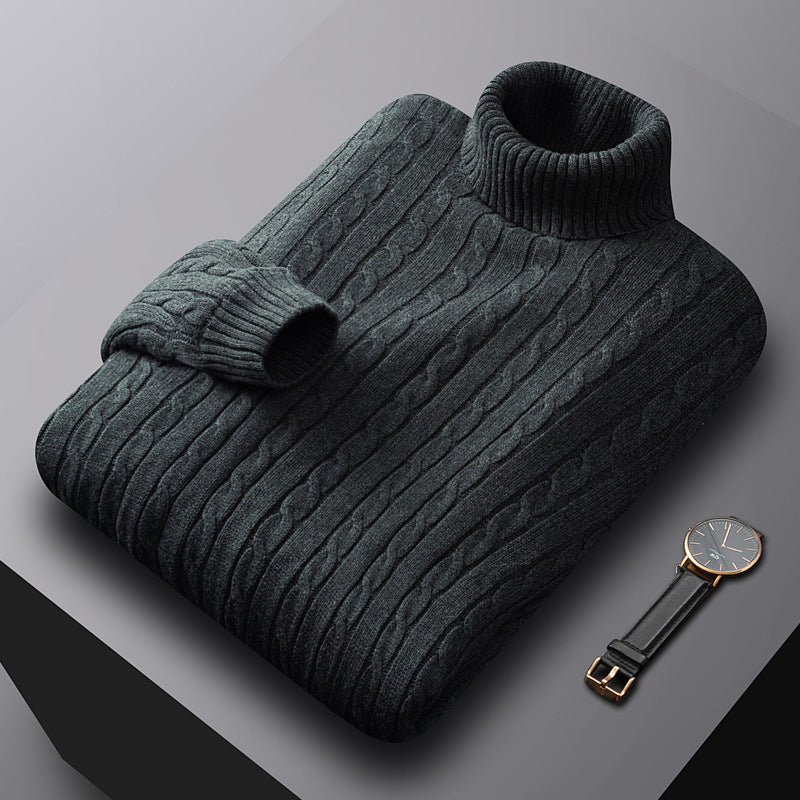 Aberdeen Cotton Turtleneck Sweater - Jack Hafford