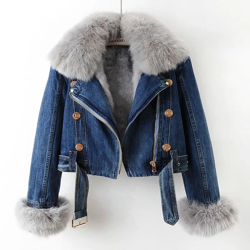 Bertoli Fur Denim Jacket - Jack Hafford