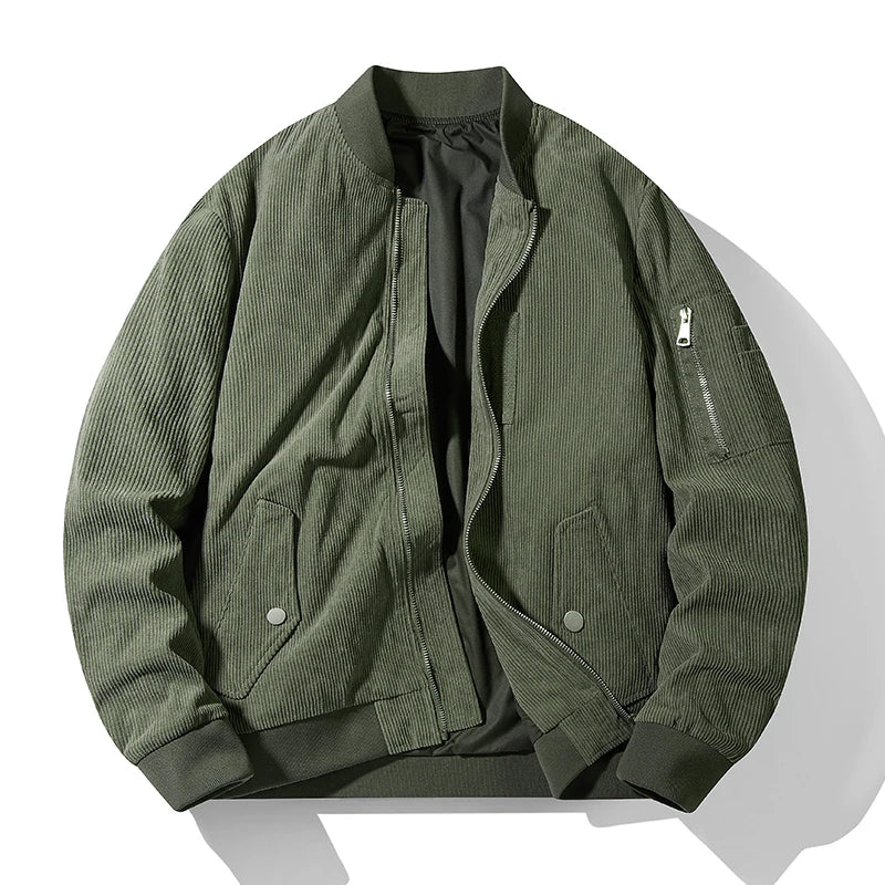 Dylan Corduroy Bomber Jacket - Jack Hafford