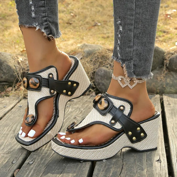 Bambi Block Heel Sandal - Jack Hafford
