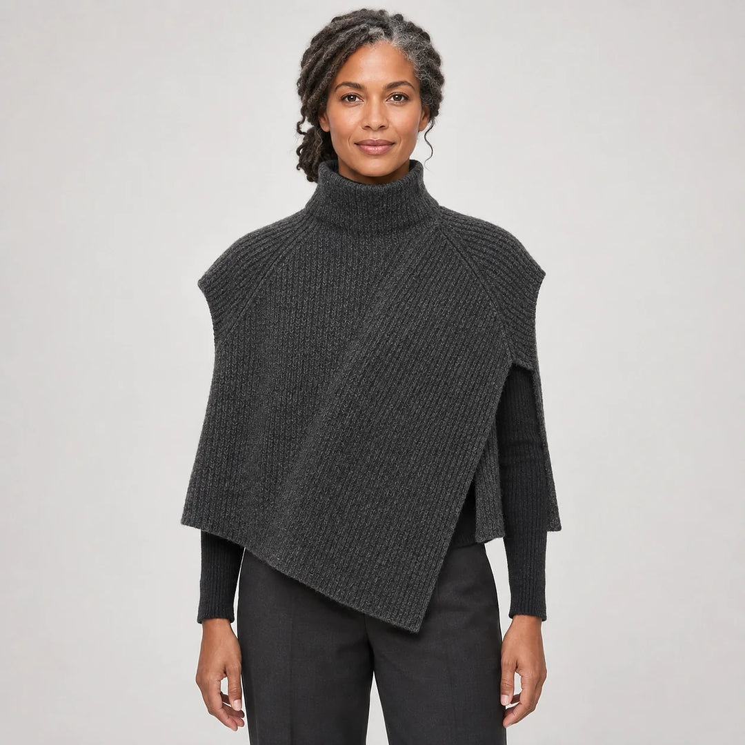 Broden Wool Blend Sweater — Charcoal (apparel front)