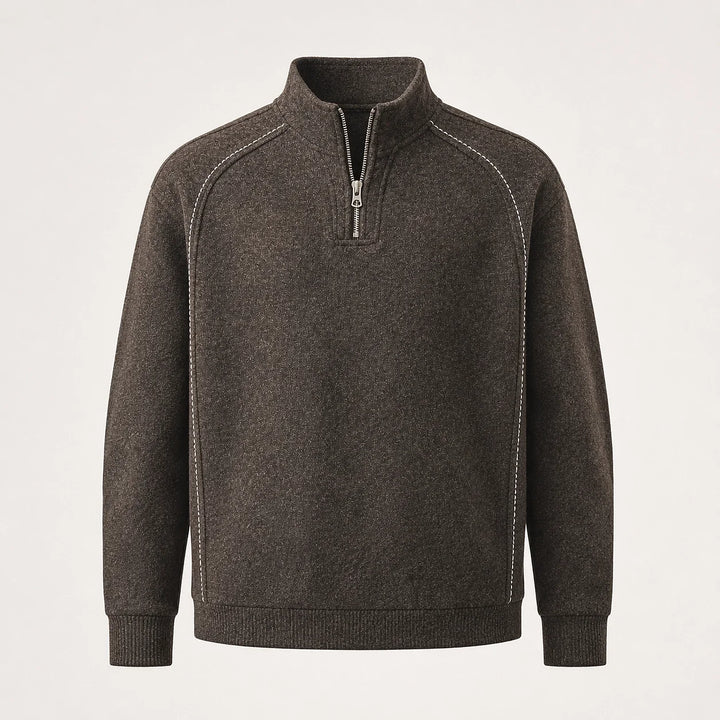 Dekoro Wool Blend Pullover — Charcoal (apparel solo)