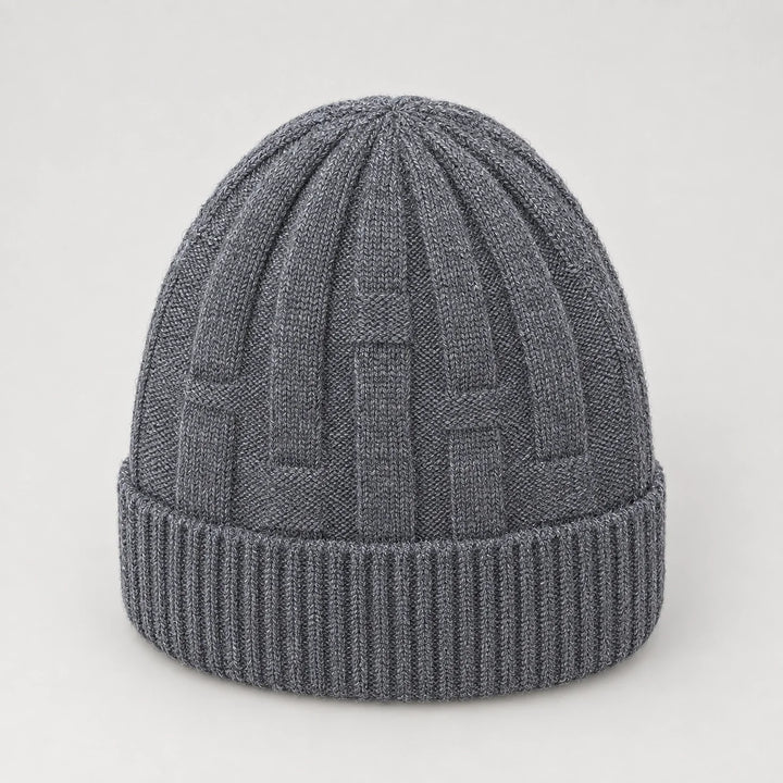 Drummond Wool Beanie — Dark Gray (headwear solo alt)