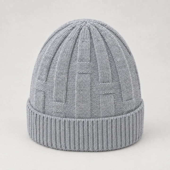 Drummond Wool Beanie — Light Gray (headwear solo alt)
