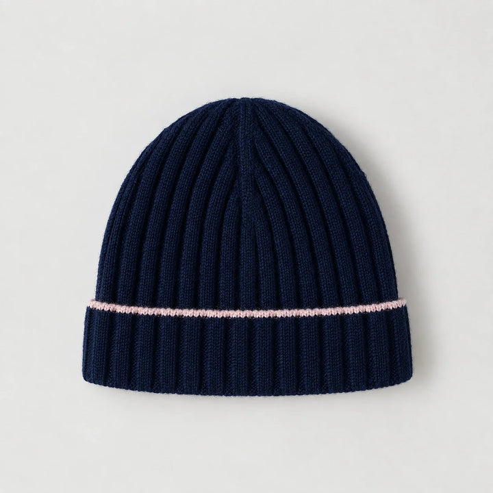 Dalton Wool Beanie — Navy Blue (headwear solo alt)