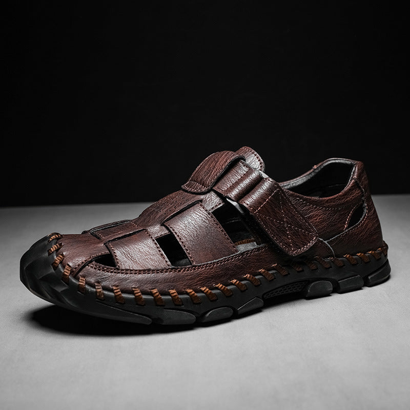 Bruce Fisherman Leather Sandal - Jack Hafford