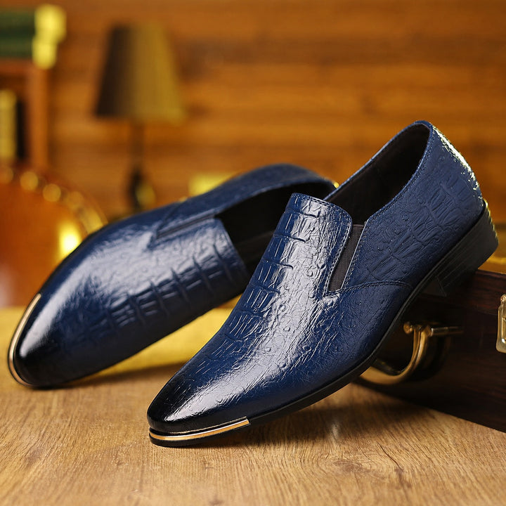 Venaro Leather Slip-On Loafers